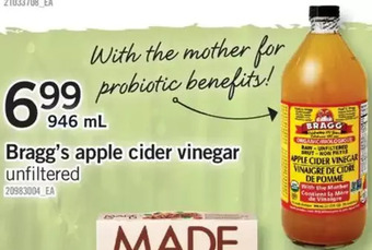 Fortinos Bragg's apple cider vinegar offer