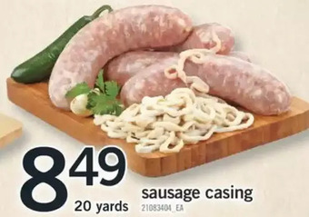 Fortinos Sausage casing offer
