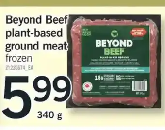 Fortinos Beyond beef plant-based ground meat offer