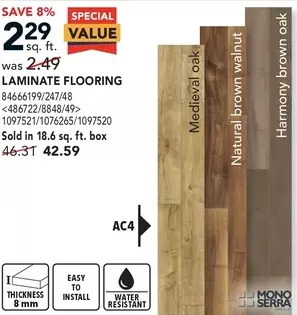 RONA Laminate flooring offer