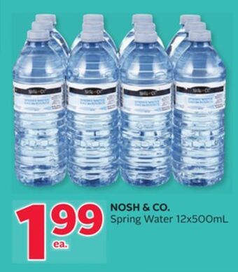 Rexall Nosh & co. spring water offer