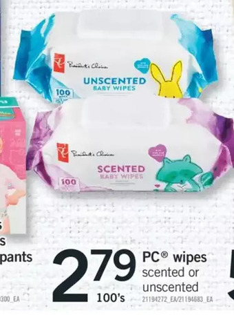Fortinos Pc wipes offer