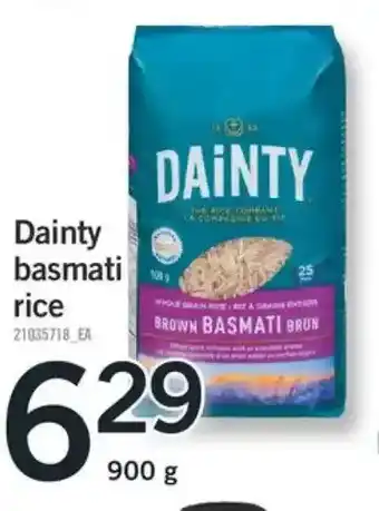 Fortinos Dainty basmati rice offer