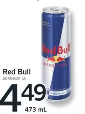 Fortinos Red bull offer