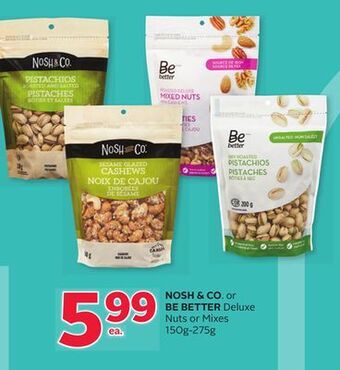 Rexall Nosh & co or be better deluxe nuts or mixes offer