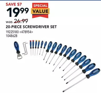 RONA 20-piece screwdriver set offer
