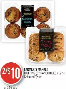 Shoppers Drug Mart Farmer's market muffins or cookies offer