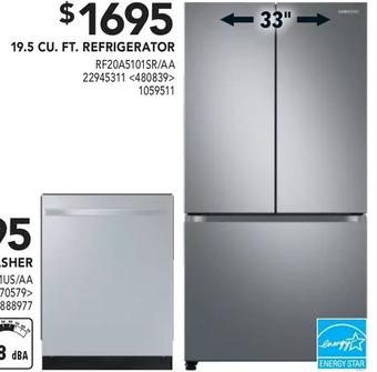 RONA Samsung 19.5 cu. ft. refrigerator offer