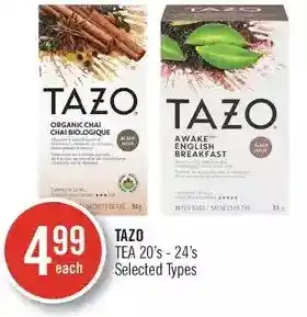 Shoppers Drug Mart Tazo tea offer