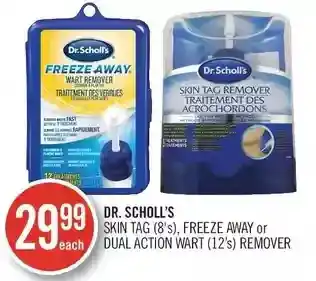 Shoppers Drug Mart Dr. scholl's skin tag, freeze away or dual action wart remover offer