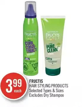 Shoppers Drug Mart Fructis hair styling products offer
