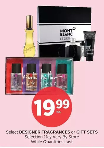 Rexall Designer fragrances or gift sets offer