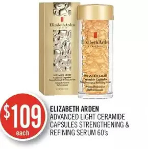 Shoppers Drug Mart Elizabeth arden advanced light ceramide capsules strengthening & refining serum offer