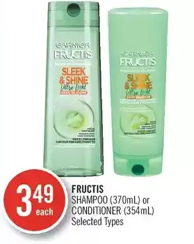 Shoppers Drug Mart Fructis shampoo or conditioner offer