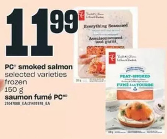 Valu-mart Pc smoked salmon offer