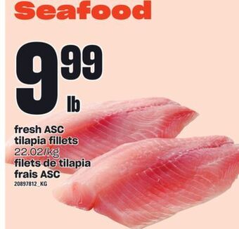 Independent City Market Fresh asc tilapia fillets offer