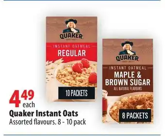 London Drugs Quaker instant oats offer