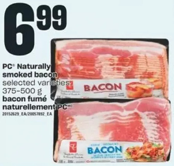 Valu-mart Pc naturally smoked bacon offer