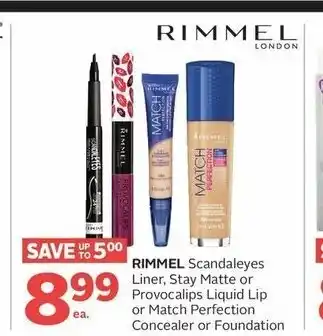 Rexall Rimmel offer