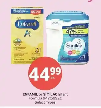 Rexall Enfamil or Similac offer