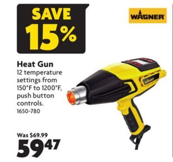 Home Hardware Heat gun offer