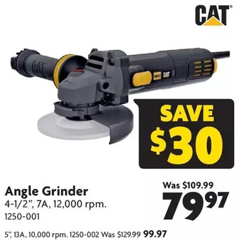 Home Hardware Angle grinder offer