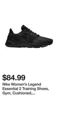 Sport Chek Nike women's legend essential 2 training shoes, gym, cushioned, lightweight, leather offer