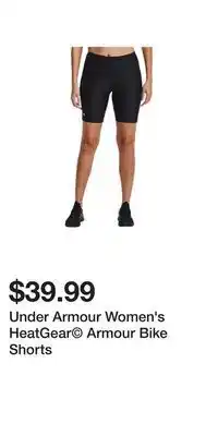 Sport Chek Under armour women's heatgear© armour bike shorts offer