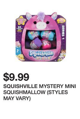 Chapters Indigo Mystery mini squishmallow (styles may vary) offer