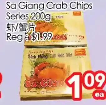 Superking Supermarket Sa giang crab chips series offer