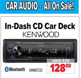 2001 Audio Video In-dash cd car deck offer