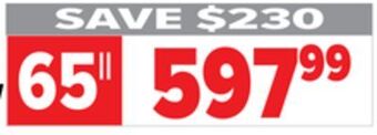 2001 Audio Video Hisense 65" 4k ultra hd vidaa tv offer