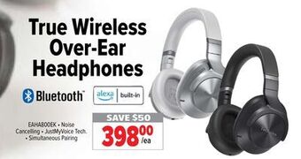 2001 Audio Video True wireless over-ear headphones offer