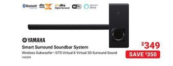 Visions Electronics Yamaha smart surround soundbar system offer