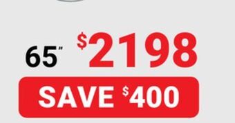 Visions Electronics Lg native 120hz panel 65" c2pua smart tv offer