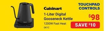 Visions Electronics Cuisinart 1-liter digital gooseneck kettle offer