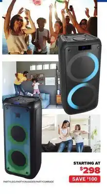 Visions Electronics Soundstage party lido rgb led bluetooth party speaker (partylido) offer