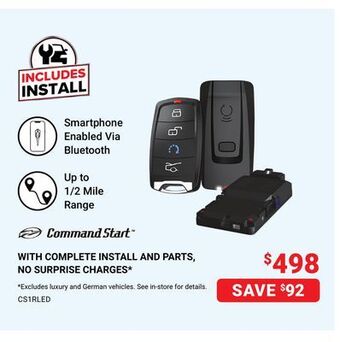 Visions Electronics Command start 2-way remote lora starter with one led 2-way remote up to 3000 feet range (cs1rled) offer