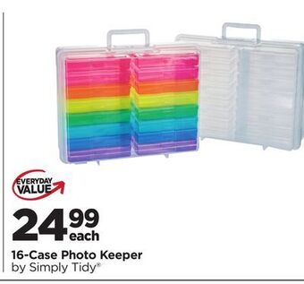 Michaels 16-case photo keeper by simply tidy® offer