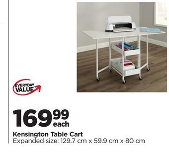 Michaels Kensington table cart offer