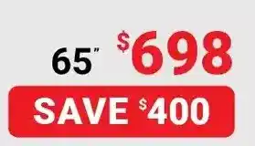 Visions Electronics Lg uhd smart tv. 65" offer
