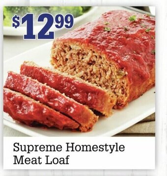 M & M Food Market Supreme Homestyle Meat Loaf offer