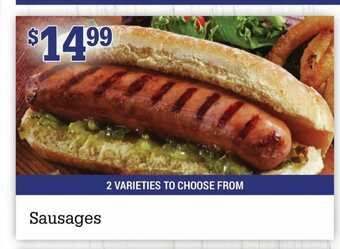 M & M Food Market Sausages offer