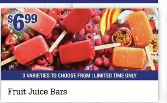 M & M Food Market Fruit Juice Bars offer