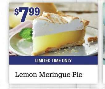 M & M Food Market Lemon Meringue Pie offer