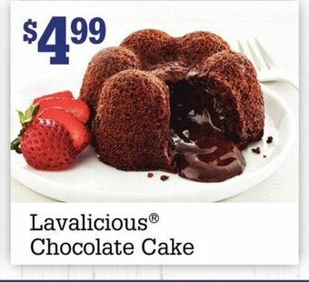 M & M Food Market Lavalicious Chocolate Cake offer