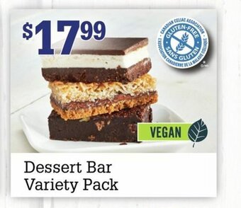 M & M Food Market Dessert Bar Variety Pack offer