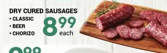 M & M Food Market Dry Cured Sausages offer