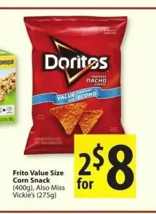 Save on Foods Frito Value Size Corn Snack offer