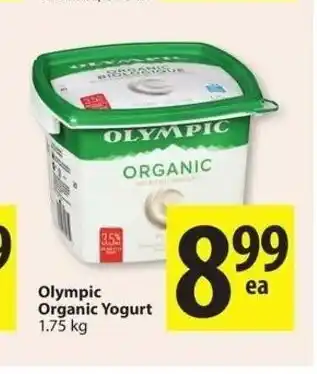 Save on Foods Olympic Organic Yogurt offer